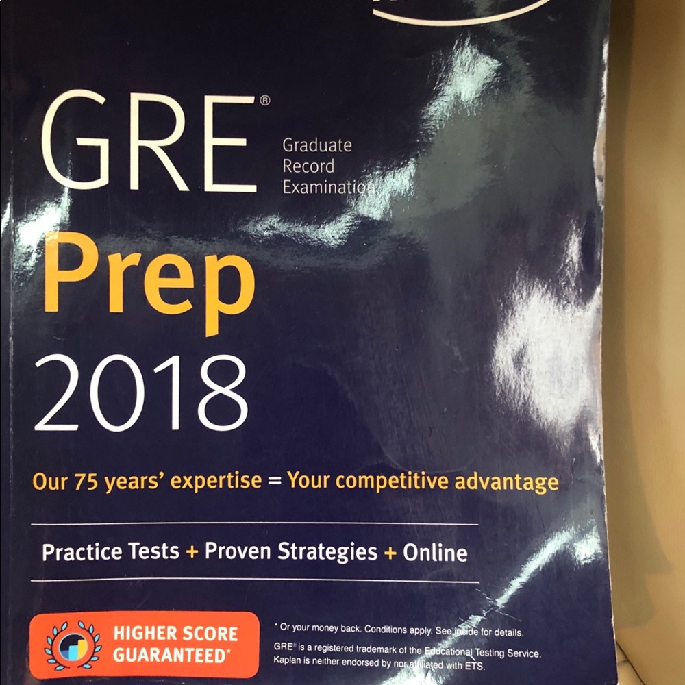 GRE prep book